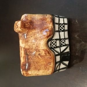 English Pottery Miniature Cottage